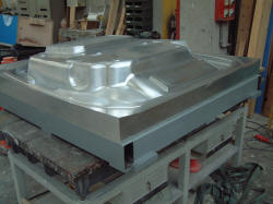 Part of thermocompression mould